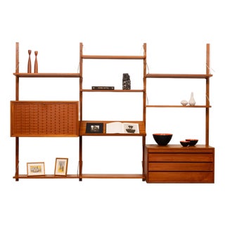 Vintage Danish Mid-Century Royal System by Poul Cadovius in Teak 1960 For Sale