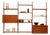 Vintage Danish Mid-Century Royal System by Poul Cadovius in Teak 1960 For Sale