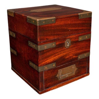 Antique Campaign Apothecary Box, English, Chemist’s Case, Georgian, Circa 1780 For Sale