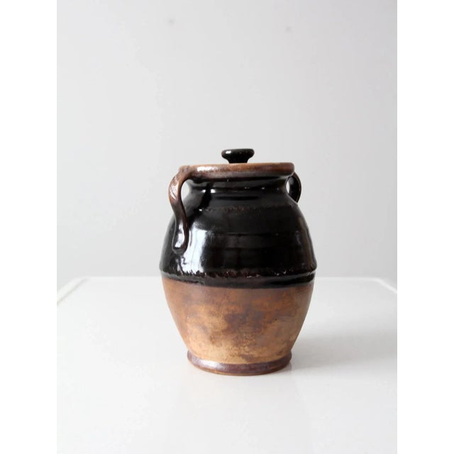 Late 20th Century Vintage Studio Pottery Jar For Sale - Image 5 of 13