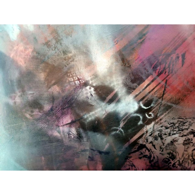 Early 21st Century Ovidiu Kloska, Song for a Living Cloud, Mixed on Canvas, Framed For Sale - Image 5 of 10