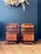 Art Deco Bedside Tables in Wood, 1970s, Set of 2 For Sale - Image 4 of 4