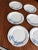Late 20th Century Italian Hand-Crafted Luncheon/Dessert Plates in Blue & White by Ceramiche Bizzirri-Set of 6 For Sale - Image 5 of 10