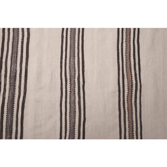 1960s 1960s Vintage Long Turkish Hemp Kilim Runner 2'6'' X 20' For Sale - Image 5 of 13