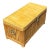 Restored Mid-Century Split Reed Rattan & Pine Trunk W/ Brass Paktong Latch For Sale