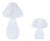 Etched Mushroom Decor (Set of 2) For Sale