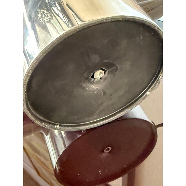 Metal 1970’s Kirsch Hamilton Aurora Clock Restored For Sale - Image 7 of 18