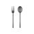 Contemporary Mepra Due 2-Piece Hostess Serving Set, Ice Oro Black For Sale - Image 3 of 3