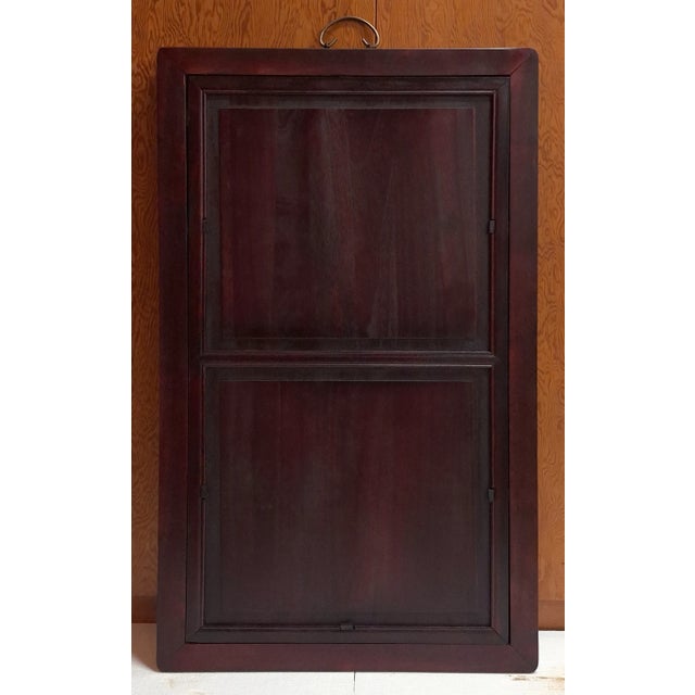 Early 20th Century Chinese Framed Porcelain Buddhist Temple Plaque Saptalochana Tara For Sale - Image 5 of 5