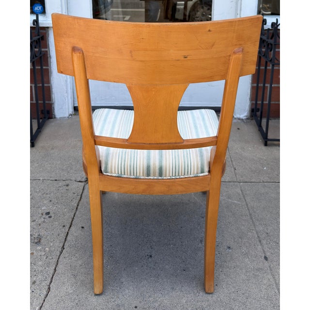 19th Century Antique Swedish Regency Klismos Side Chair - 1 of 3 For Sale - Image 5 of 6