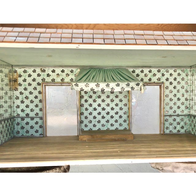 Beautiful handmade dollhouse / dance studio with incredible detailed craftsmanship, including a hardwood floor stage with...