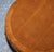 Brown Vintage Yew Wood Circular Drum End Side Lamp Table For Sale - Image 8 of 11