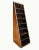 Brown Storage Cubbies Vintage Triangular Wooden For Sale - Image 8 of 8