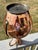 Tall and Highly Detailed Late 19th / Early 20th C. Copper and Brass Vessel Vase Pitcher For Sale - Image 6 of 12