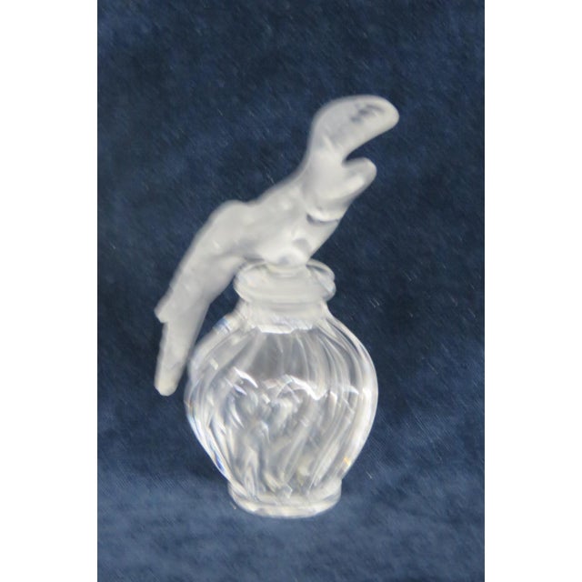 Lalique Nina Ricci L Air Du Temps Empty Perfume Bottle Love Birds Stopper 5195b For Sale - Image 11 of 14
