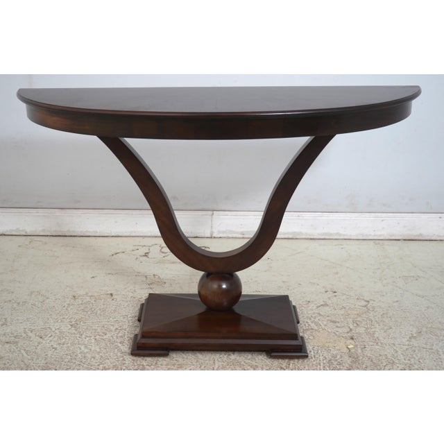 Traditional Pair J. Alexandria Sardania Console Tables For Sale - Image 3 of 14