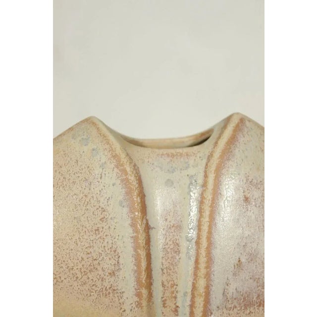 Ceramic French Porcelain Vase by Pierre Lèbe for Virebent, 1970s For Sale - Image 7 of 9