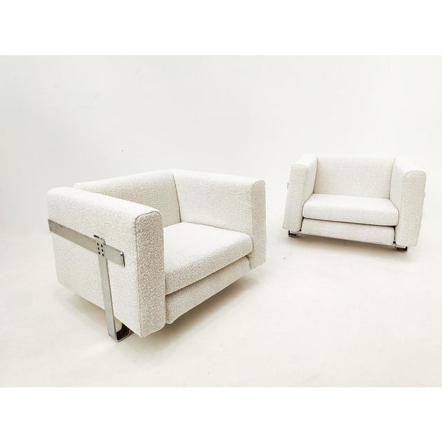 Azucena Set of Mid-Century Armchairs attributed to Luigi Caccia Dominioni for Azucena, 1960s For Sale - Image 4 of 8