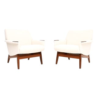 Danish Teak Lounge Chairs, 1960s, Set of 2 For Sale