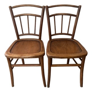 Bistro Chairs from Luterna, 1940s, Set of 2 For Sale