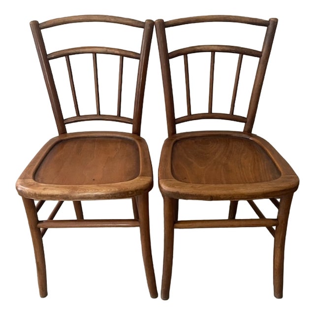 Bistro Chairs from Luterna, 1940s, Set of 2 For Sale