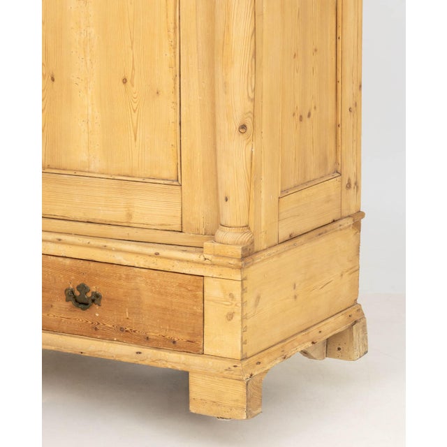 Wood Rustic Pine Wood Wardrobe For Sale - Image 7 of 11