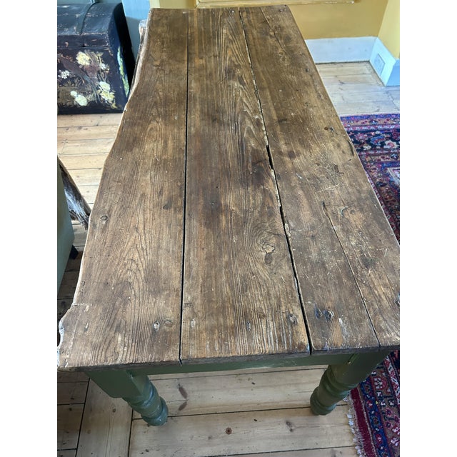 Vintage Painted Console Table For Sale - Image 11 of 13