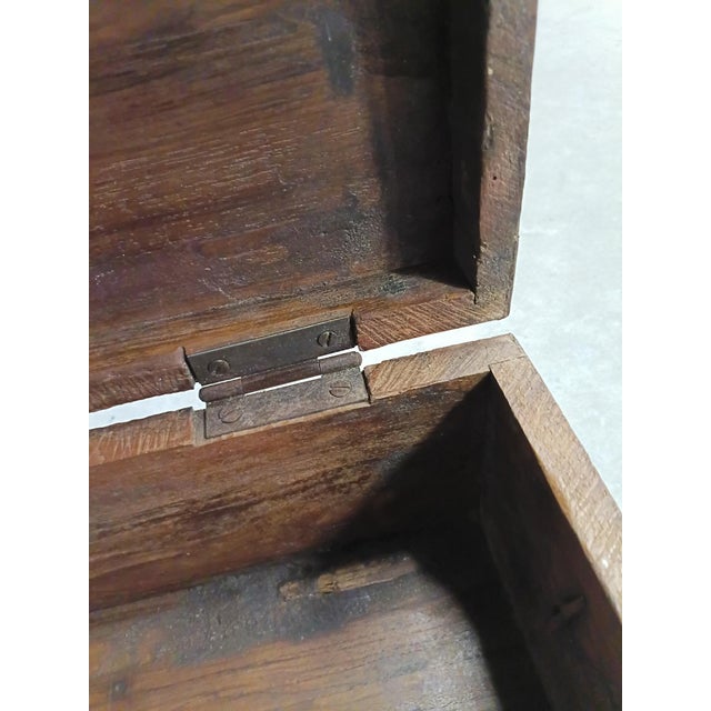 Wood Brass Arts & & Crafts Desk Box