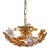 1960s Title Floral Glass Bloom Ceiling Light in the Style of Ernst Palme For Sale