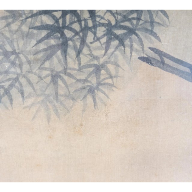 19th Century Chinese Song Style Watercolor Scroll Painting on Silk, Framed For Sale - Image 10 of 13