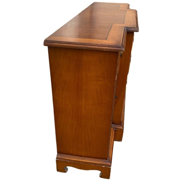 Wood Small English Empire Style Sideboard, 1950s For Sale - Image 7 of 9