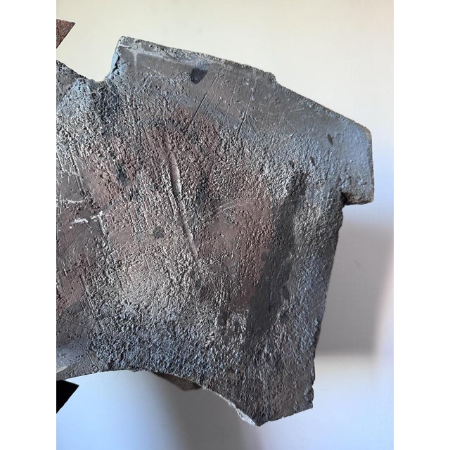 Ceramic Patrick Rollet, Large Abstract Sandstone Sculpture, 100cm For Sale - Image 7 of 13