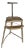 Late 19th Century French Wood and Iron Artist Work Chair For Sale