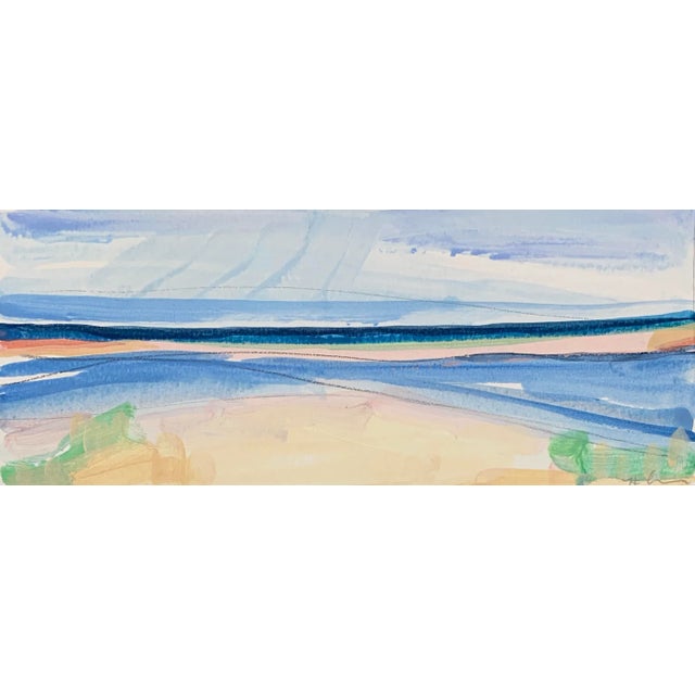 Contemporary Oceanscape V on Paper For Sale - Image 3 of 3