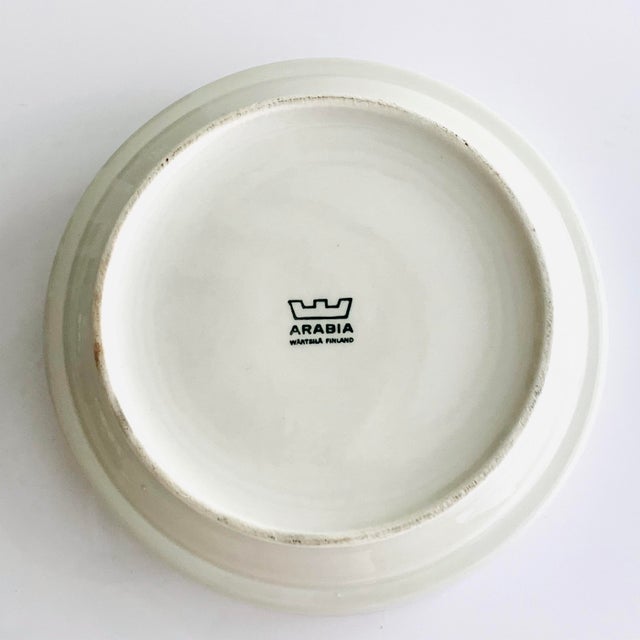 Mid-Century Modern Vintage Mid Century Arabia Kids Children’s Bowl Dish Plate For Sale - Image 3 of 9