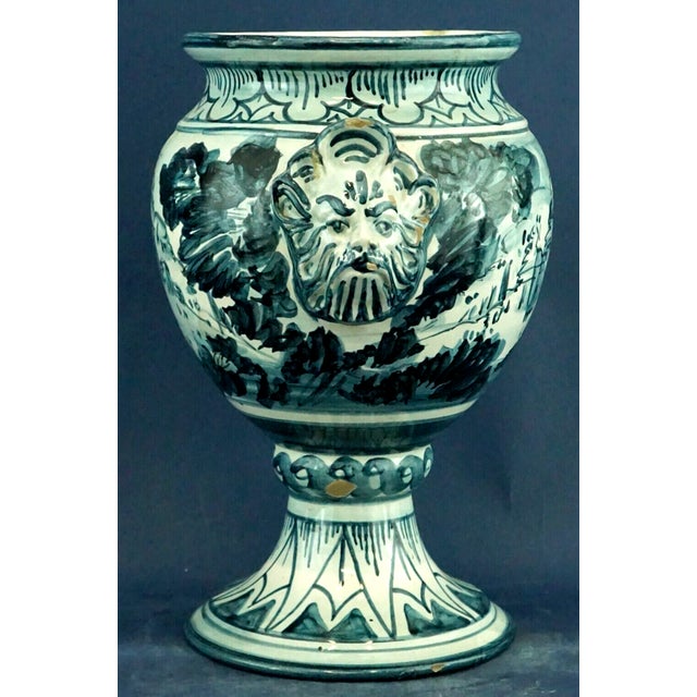 Vintage Italian Ceramic Vase by Bartolomeo Rossi & Sons for Cas Savona, 1930s For Sale - Image 3 of 18