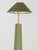 Pair of Moss Green Velvet Floor Lamps, French Late 20th C. For Sale - Image 10 of 11
