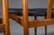 Juliane Dining Chairs in Teak and Black Leather by Johannes Andersen for Uldum Møbelfabrik, Denmark, 1960s, Set of 6 For Sale - Image 9 of 18