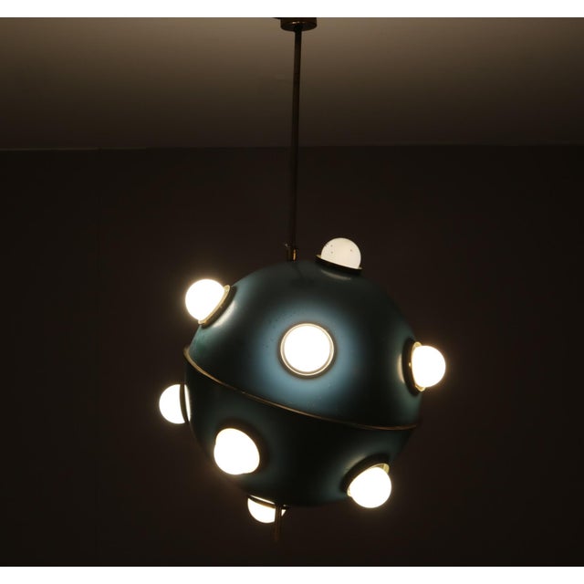 Pendant Lamp Model 551 Oscar Torlasco for Lumi, Italy, 1960s For Sale - Image 3 of 12