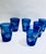 Blue Tequila Drinking Set in Murano Glasses by Mariana Iskra for Ribes Studio, 2004, Set of 6 For Sale - Image 8 of 15