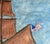 Antique American Folk Art Painting - Clipper Ship With an American Flag For Sale - Image 4 of 10
