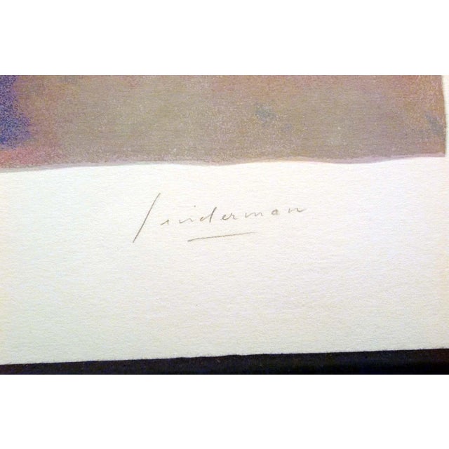 Earl Linderman "Hotel Paradise" Hand Signed & Numbered Serigraph For Sale - Image 4 of 4