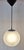 Metal Vintage Pendant Lamp with White Marbled Spherical Glass Shade, 2000s For Sale - Image 7 of 7