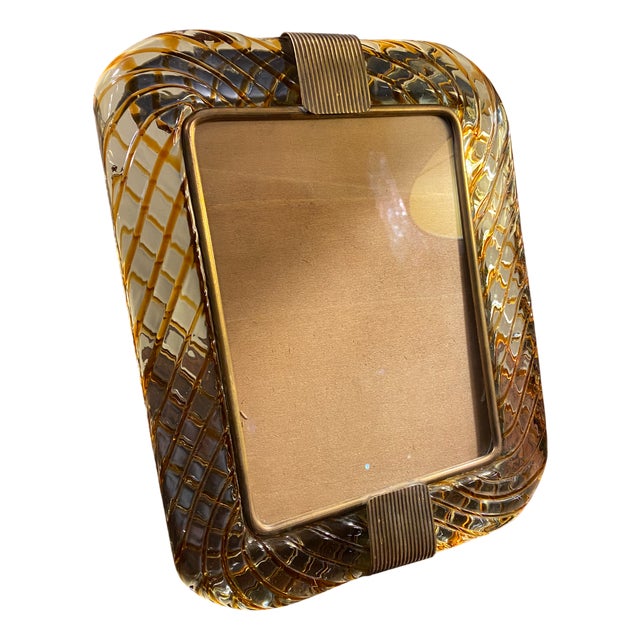 Vintage Italian Picture Frame by Barovier & Toso, 1950 For Sale