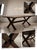 I handcrafted this table made to look rustic!!! The piece combines rustic warmth with a contemporary, architectural...
