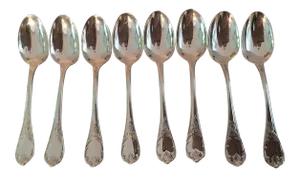1980s Christolfe Marley Espresso Demitasse Spoons, France - Set of 8