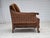 Danish Armchair in Velour and Carved Ash, 1930s For Sale - Image 11 of 18