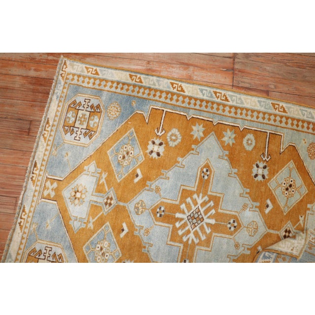 Mexican Mid 20th Century Vintage Caucasian Rug - 3'4" x 4'6" For Sale - Image 3 of 7