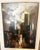 Mid-Century Modern Mid 20th Century Abstract Cityscape Painting For Sale - Image 3 of 3