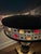 Vintage 60s Illuminated Capiz Shell & Jewels Accent Table For Sale - Image 12 of 12